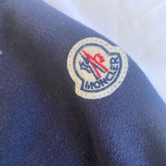 Blue and Green Moncler Zip Hoodie - Picture 2 of 11